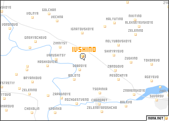 map of Ivshino