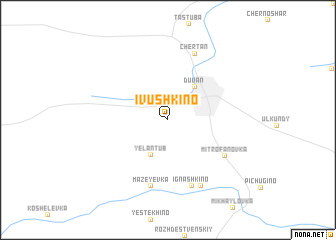 map of Ivushkino