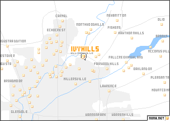 map of Ivy Hills