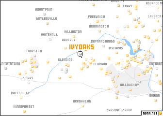 map of Ivy Oaks