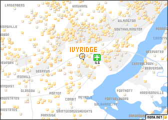 map of Ivy Ridge