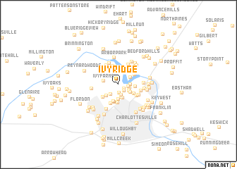 map of Ivy Ridge