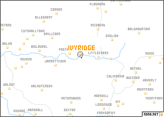 map of Ivy Ridge