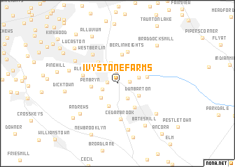 map of Ivystone Farms