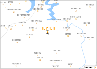 map of Ivyton