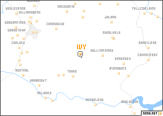 map of Ivy