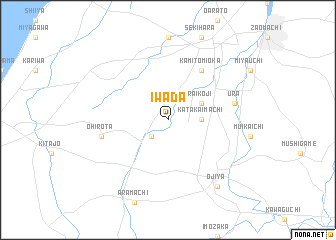 map of Iwada