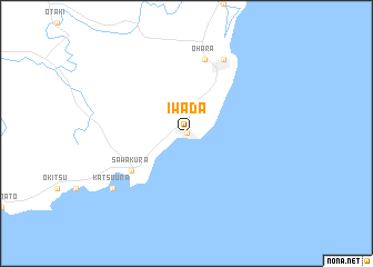 map of Iwada