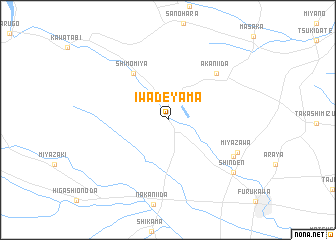 map of Iwadeyama
