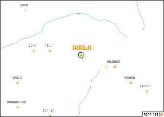 map of Iwadji