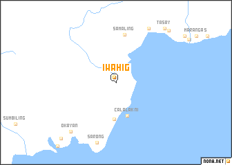 map of Iwahig