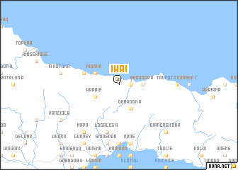 map of Iwai