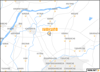 map of Iwakura