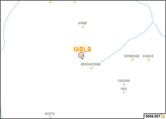 map of Iwala
