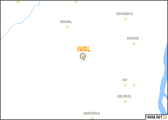 map of Iwal