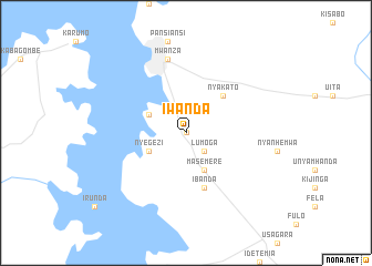 map of Iwanda