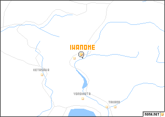 map of Iwanome