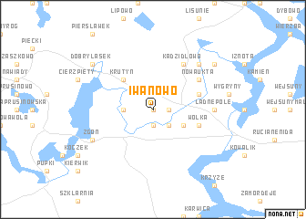 map of Iwanowo