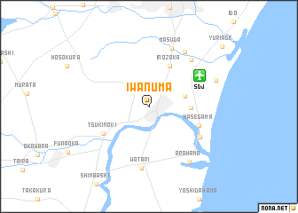 map of Iwanuma