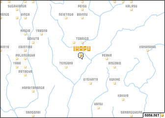 map of Iwapu