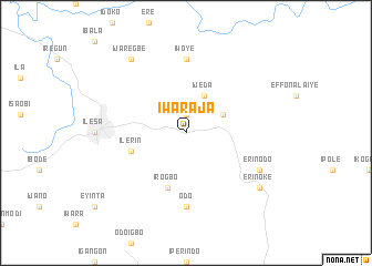 map of Iwaraja