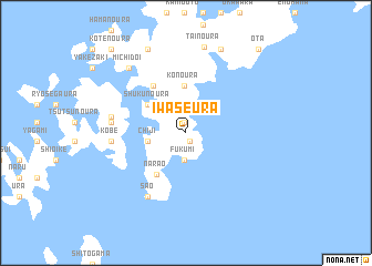 map of Iwaseura