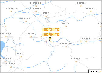 map of Iwashita