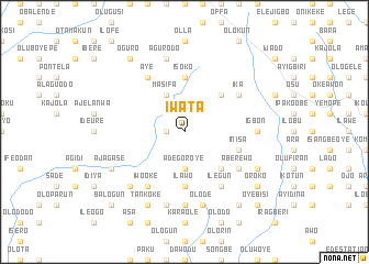map of Iwata