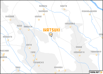 map of Iwatsuki