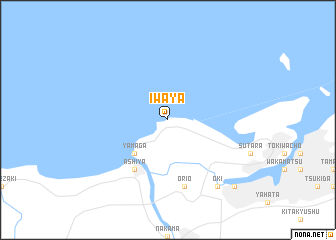 map of Iwaya