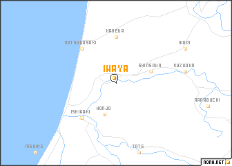 map of Iwaya