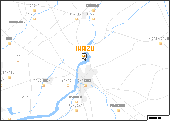 map of Iwazu