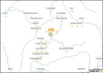 map of Iwa