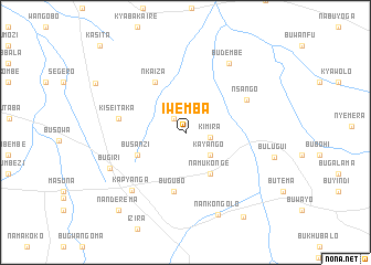 map of Iwemba