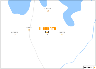 map of Iwensate