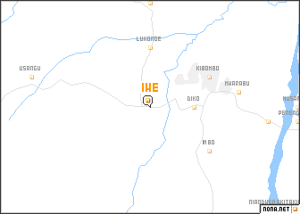 map of Iwe