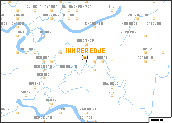 map of Iwhreredje