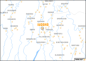 map of Iwoama