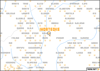 map of Iwo Ate Oke