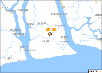 map of Iwokiri