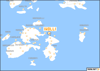 map of Iwŏl-li