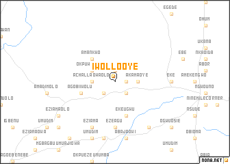 map of Iwollo Oye