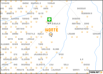 map of Iwonte