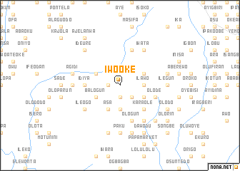 map of Iwo Oke