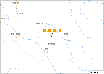 map of Iworamon