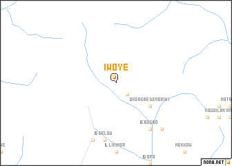 map of Iwoye