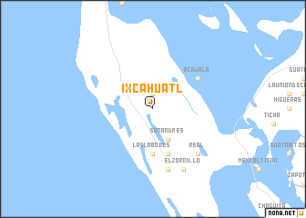 map of Ixcahuatl