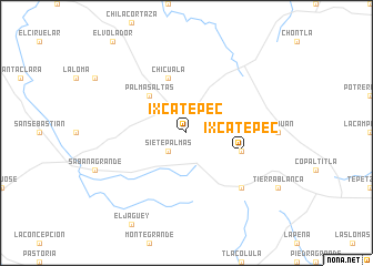 map of Ixcatepec