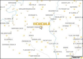 map of Ixcuicuila