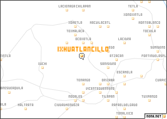 map of Ixhuatlancillo